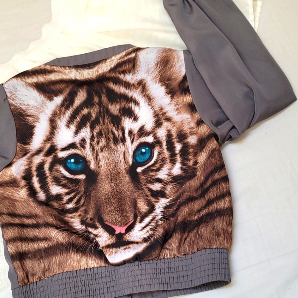Tiger jacket and tulle skirt sz 5